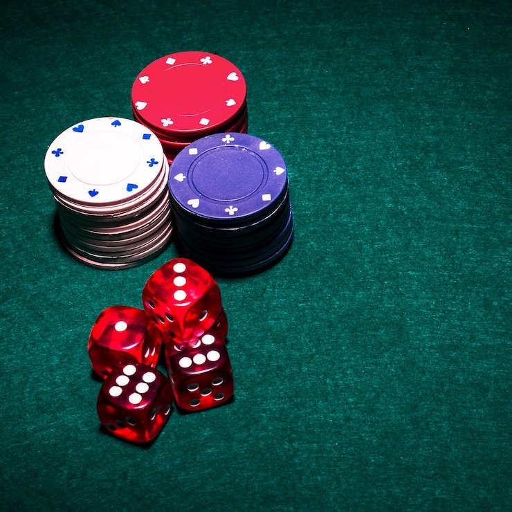 Live casino table view with multi-camera setup